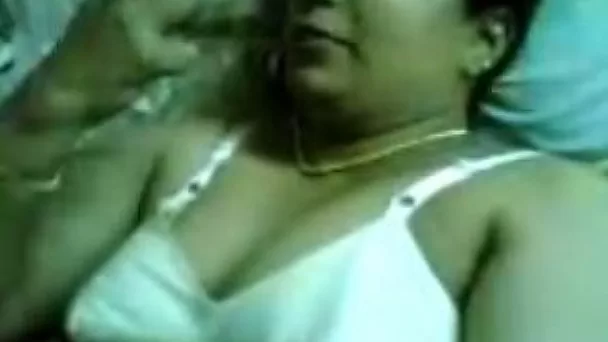Fat brunette Indian MILF wife sucks me showing off her hairy pussy