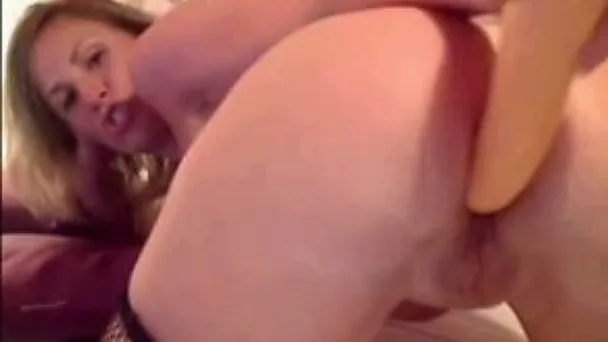 I stretch my not really tight ass hole with a dildo and my fingers