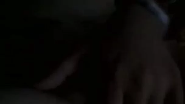 My sexy wife lies in bed and fondles her pussy with delight