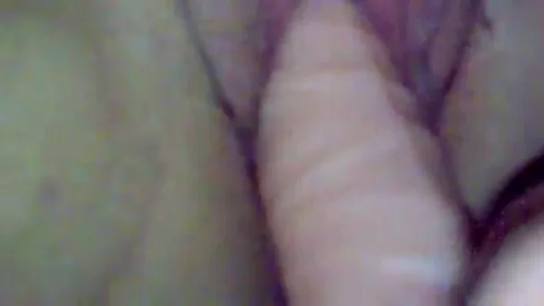 Toying my lustful wife's wet vagina making this homemade clip