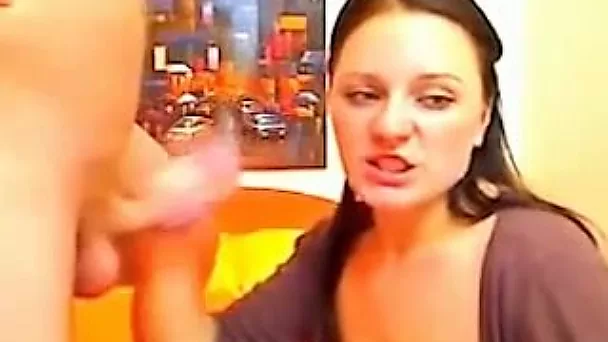 Busty girl gives head and then I fuck her hard in a doggy position