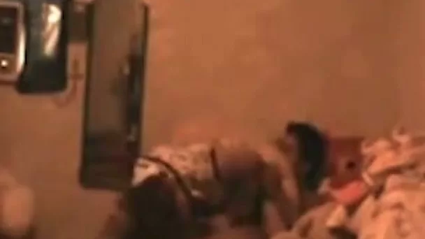 Nasty and kinky aunt licking dude's asshole when he stands in a doggy position