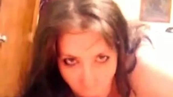Sexy MILF sucking my dick deepthroat in POV