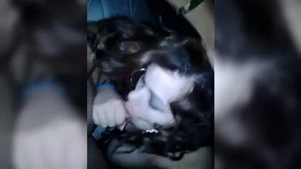 Dirty slut sucking my cock deepthroat in amateur POV clip