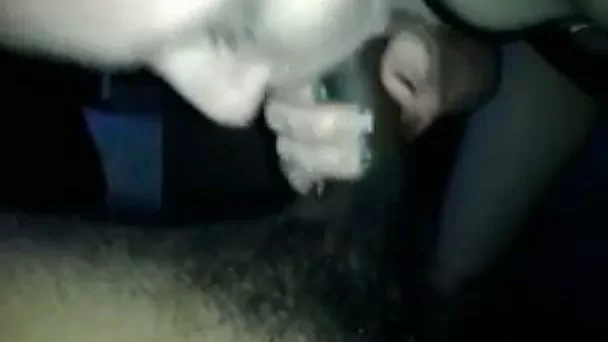 Dirty white whore sucking big black dick deepthroat
