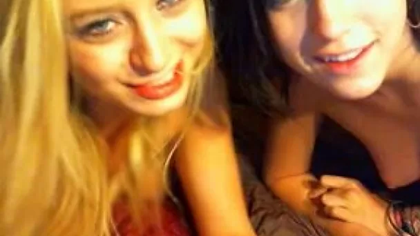 Two kinky and happy lesbos are ready to please each other a bit on webcam