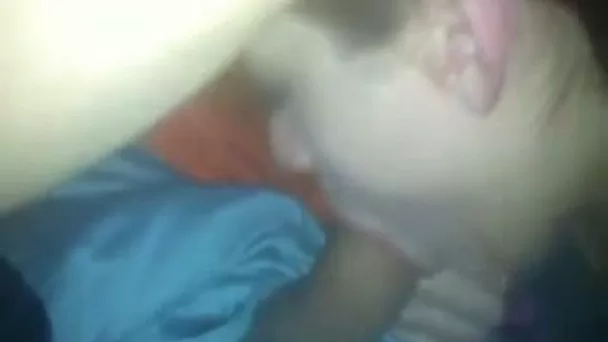 Torrid amateur coed girl provided my friend with a nice blowjob