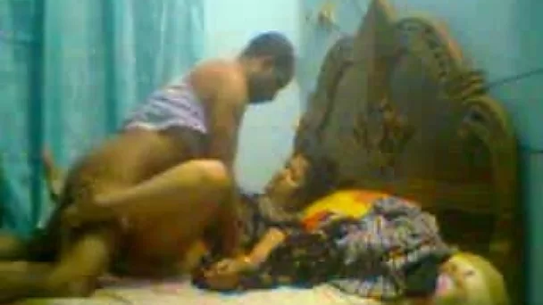Indian old man fucked his charming all natural wife missionary style
