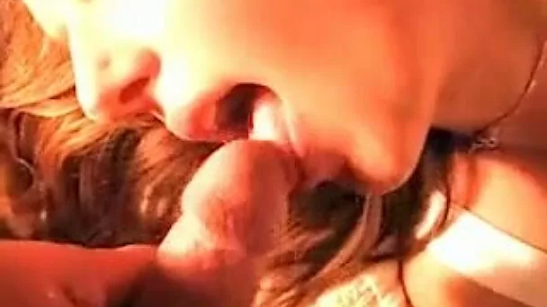 Ardent dark haired MILFie lady greedily sucked my friend's prick