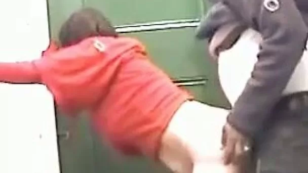Bitchie brunette white whore was fucked doggy by black stud