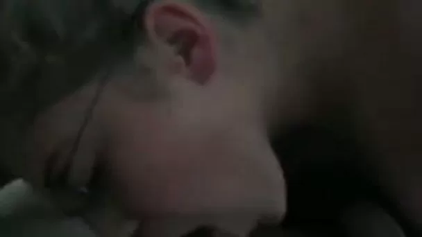 Nerdy co-ed sucking my dick deepthroat in POV