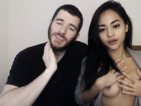 Amateur webcam couple had a great time chatting with me