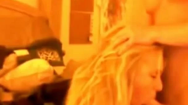 Happy cam slut with auburn hair was hammered from behind properly