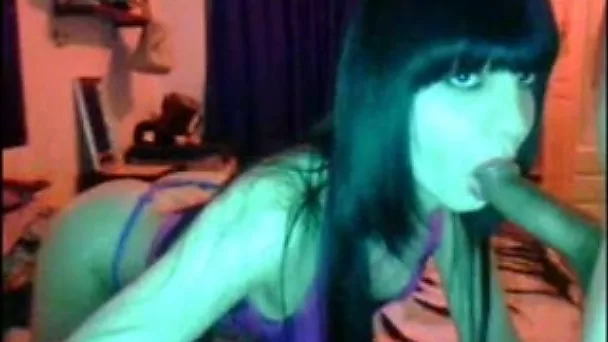 Sizzling bae in sexy lingerie sucking my dick deepthroat