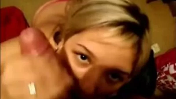 Super hot Spanish babe sucking my dick deepthroat