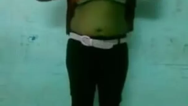 Torrid chubby amateur Indian mature whore exposed her big belly and tits