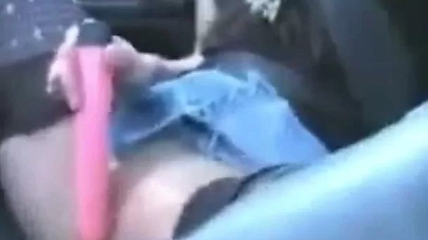 My hot girlfriend cannot get into fucking without playing with her dildo