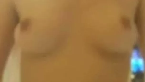 Sliding my iron hard schlong deep into her pink pussy hole