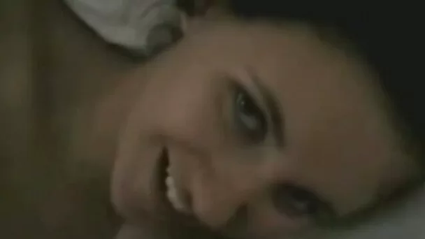 Indian petite cutie blows dick of her man on POV video