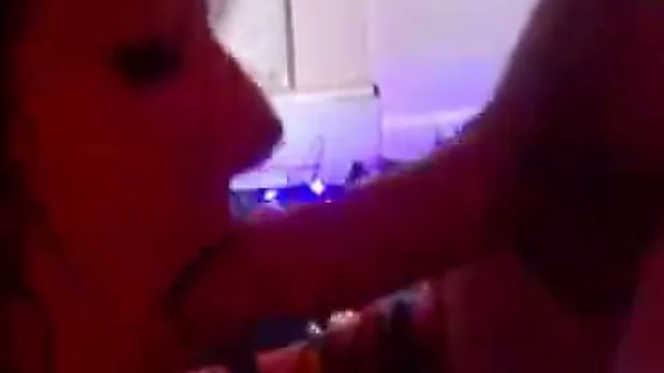 Closeup homemade sex video of my babe giving me head