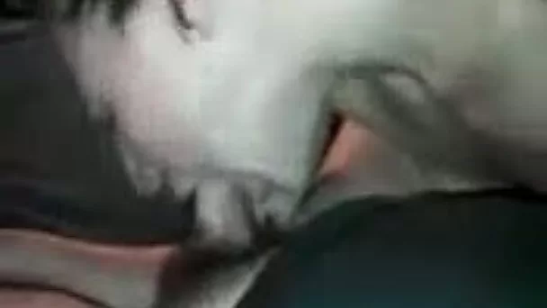 Dissolute brunette bitch greedily sucks my delicious hard dick