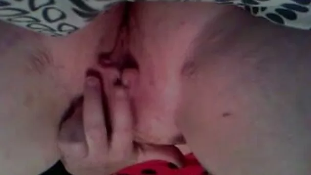 Upside down steamy self taped video of my ex-GF teasing herself with toy