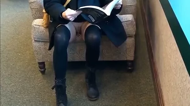 Amazing public flash fetish with cute white girlfriend
