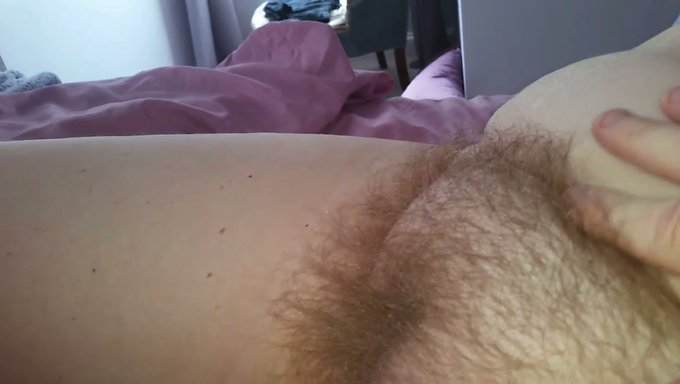 My Hubby Loves To Play With My Hairy Meaty Pussy And His