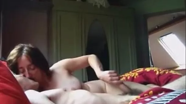 My amateur sexy wife playing with my cock and teasing me with her pussy