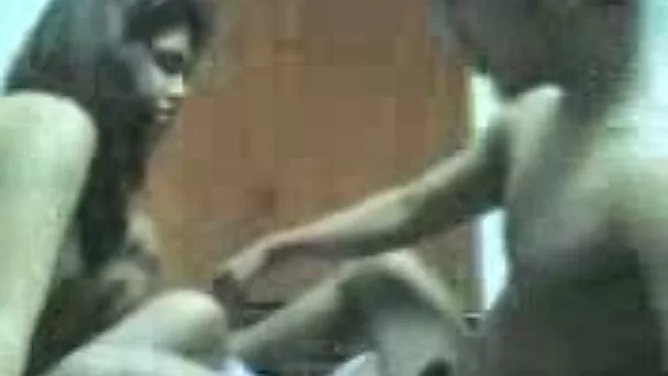 Cute and chunky Indian girlfriend fed with dick and fucked