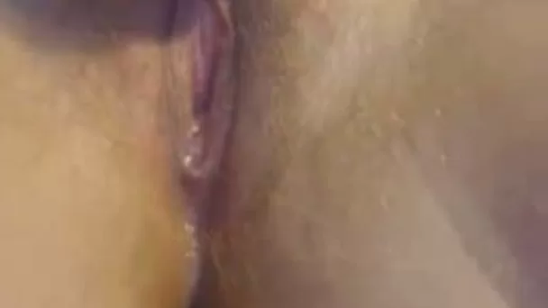 Horny woman with tight pussy hole masturbating passionately