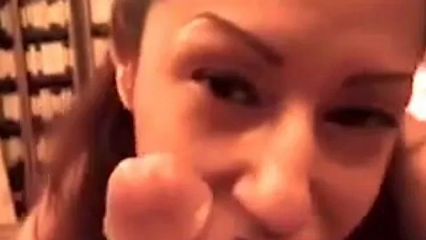 Thirsty neighbour gives great deepthroat blowjob in amateur clip