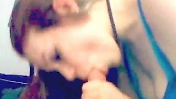 Charming chick with filthy mind gives me good blowjob