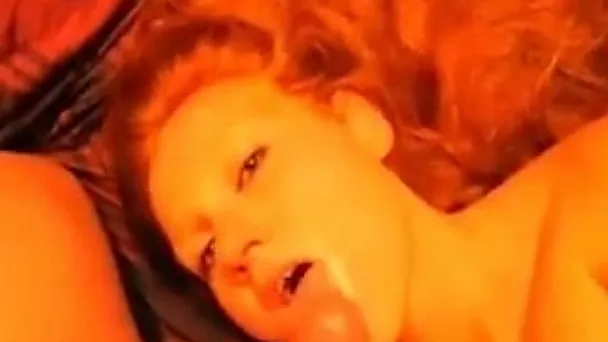 Palatable redhead sweetie gives me amazing blowjob