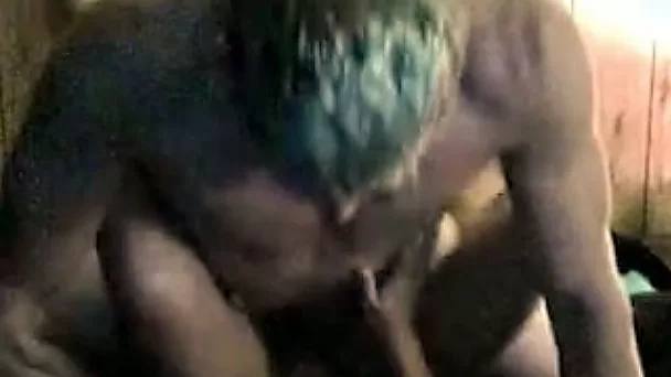 Blonde guy nailing my pussy in a doggy position balls deep