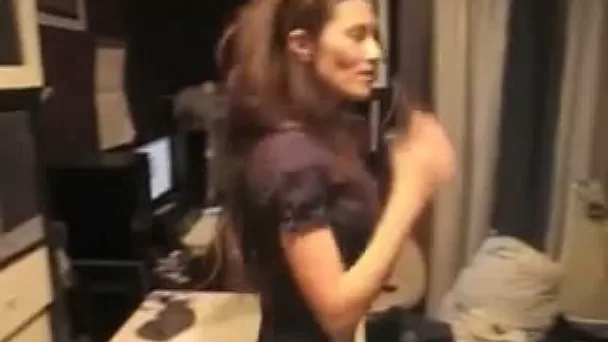 Super hot amateur gal sucking my dick deepthroat