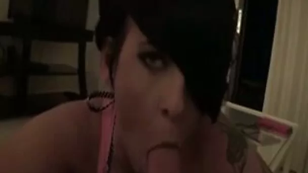 Black haired woman riding hard shaft in a cowgirl position