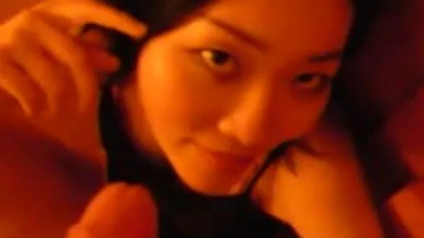 Exotic looking sex fairy sucking my dick deepthroat