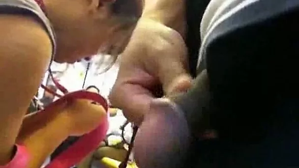 Jerking off my 2 inch long penis on public in Chinese subway