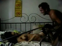 Screwing my brazen Indian babe doggystyle in her bedroom