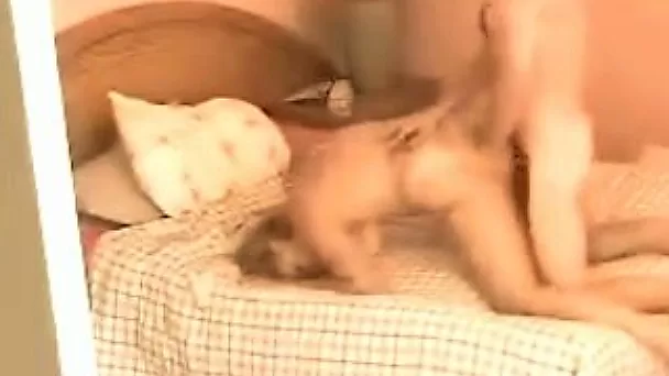 Blond haired chubby wife of my friend deserved hard doggy fuck