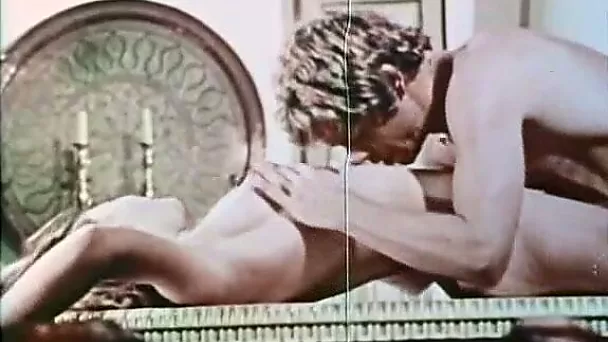 Hot classic redhead chick blows hairy soft prick of her man