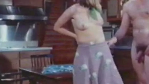 Dirty pale skin white chick in black stockings got assfucked on the table