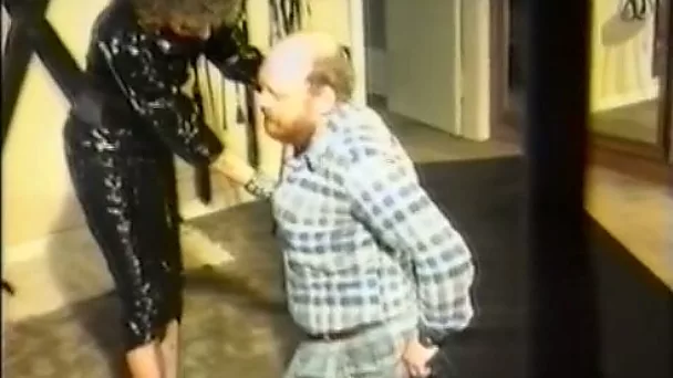 Chubby bald dude wants to be a submissive BDSM slave for white milf