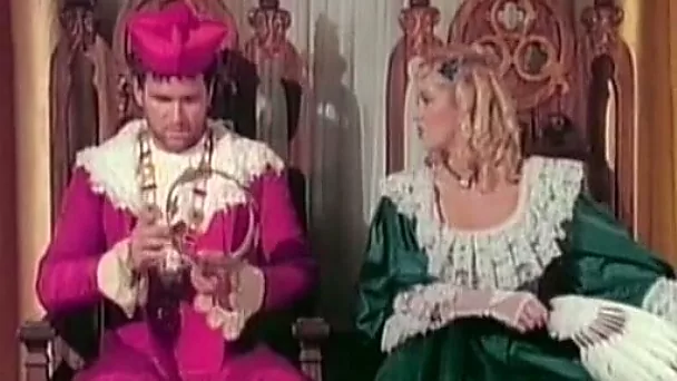Lean and fresh vintage blonde teen blows dick for sticky cum