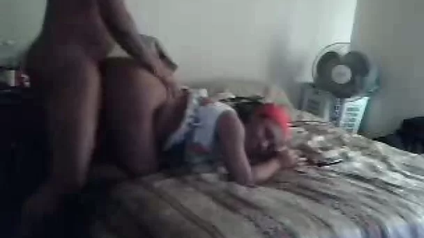Banging my bootyful girlfriend's pussy from behind