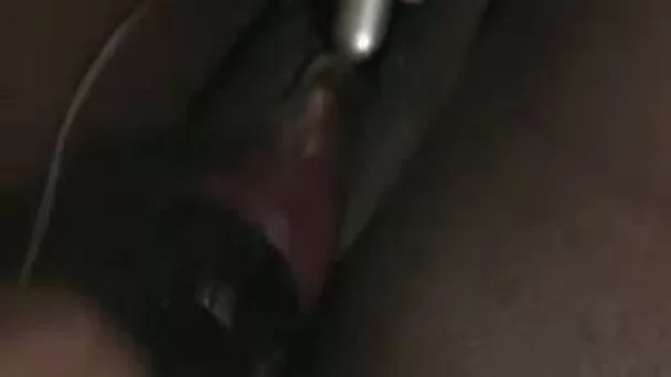 My ebony girlfriend needs a good pussy workout