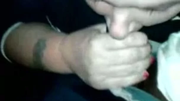 Chubby white girl sucking massive cock balls deep