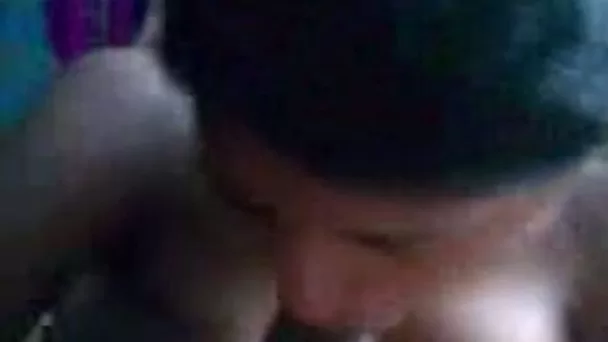 Skanky and dirty Indian girl sucking massive dick balls deep