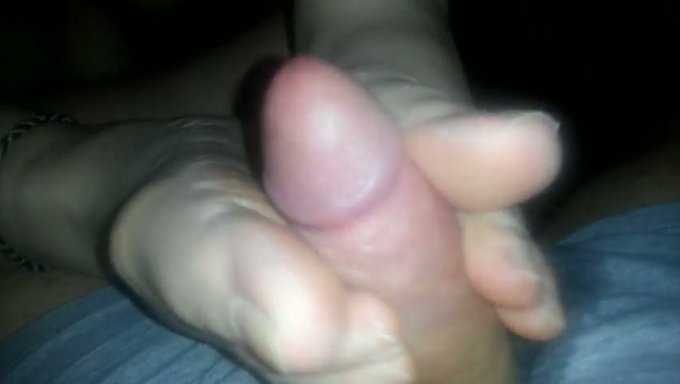 Wife giving footjob drunk Wife giving footjob drunk
